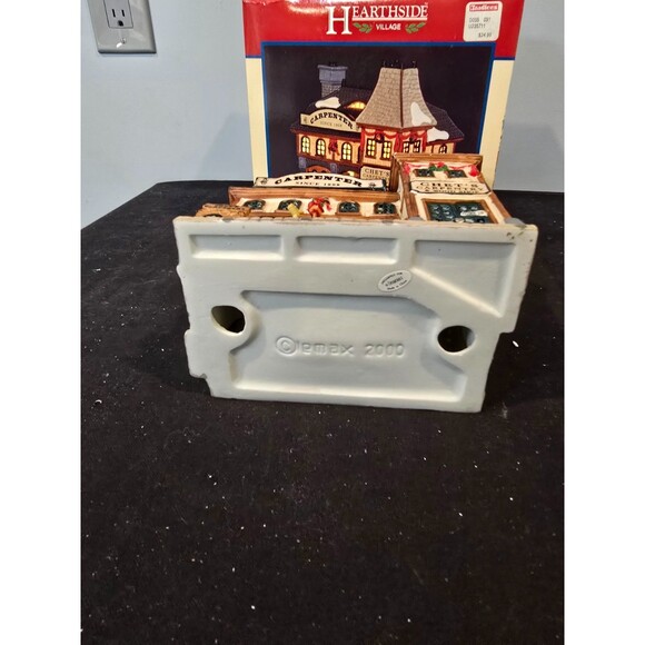 Lemax “Chet’s Carpentry & Wood Shop” 2000 Hearthside Village Porcelain Building - Picture 9 of 11